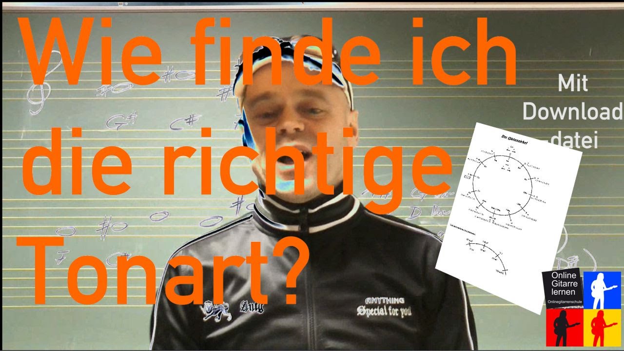 Wie finde ich die richtige Tonart?