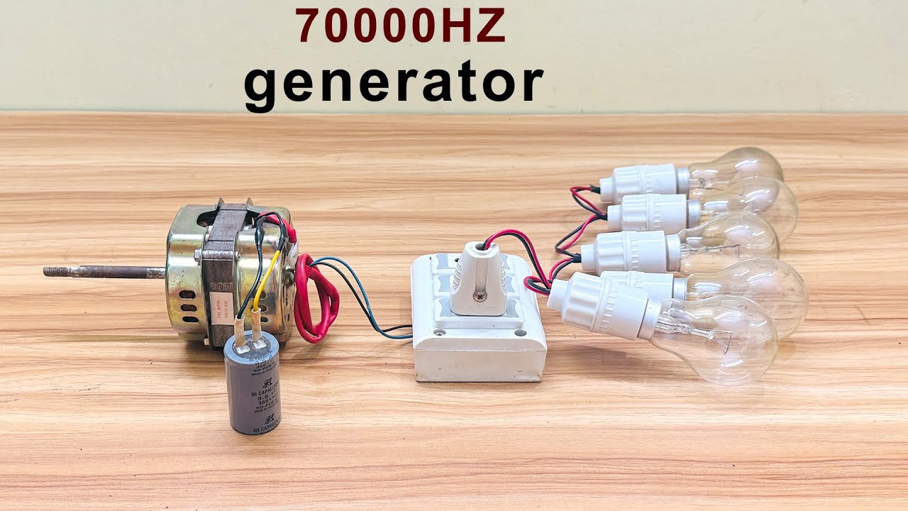 Free electricity generator 70000HZ electricity with capacitor fan coil new idea