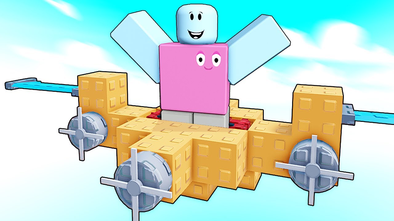 I tried Build A Plane on ROBLOX!