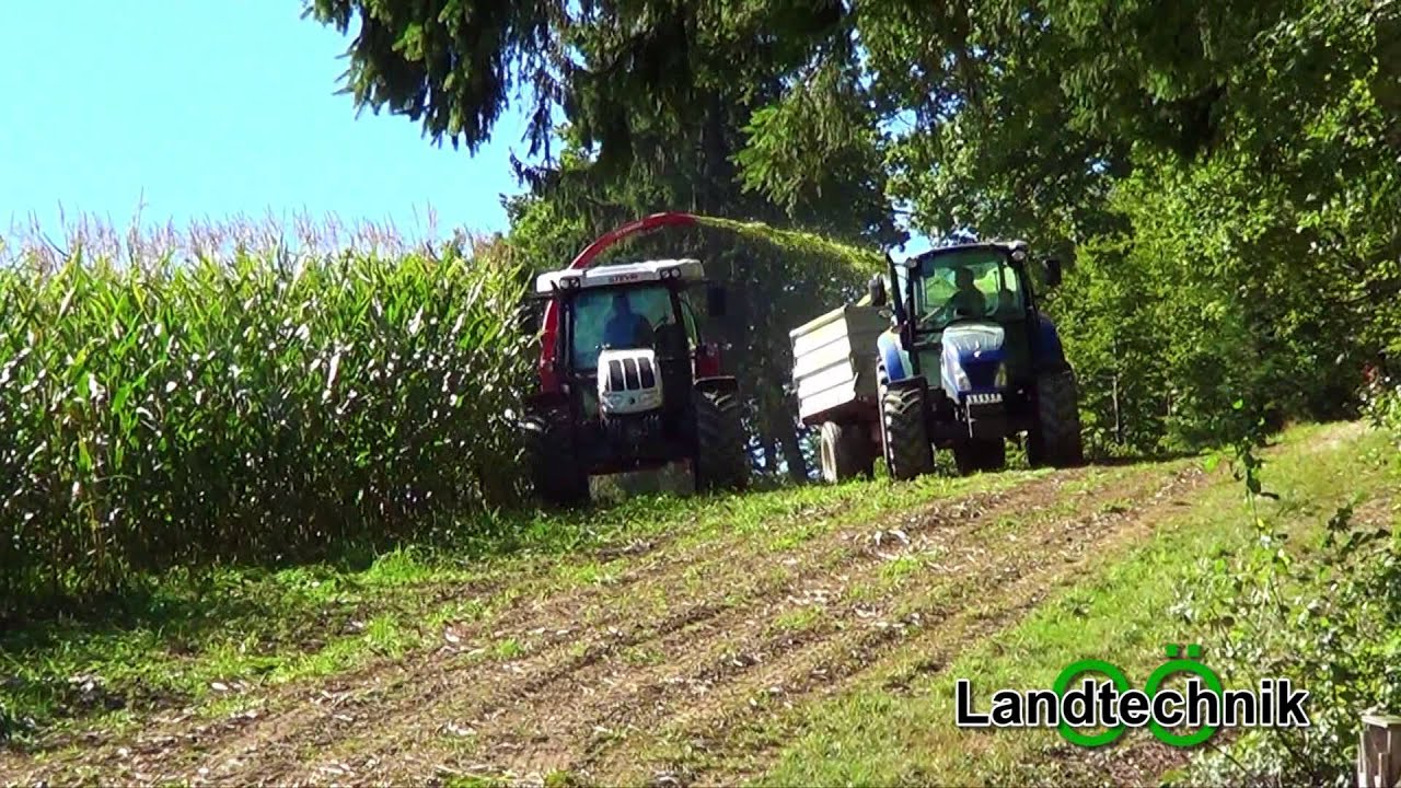 Maisernte 2014 mit Pöttinger Mex OK. (HD)