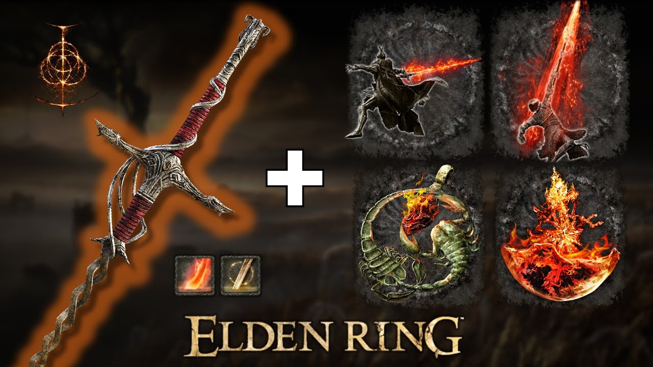 Elden Ring - Fire Knight Greatsword Builds vs NG+7 Main Bosses (No Damage) [1.16 ver]
