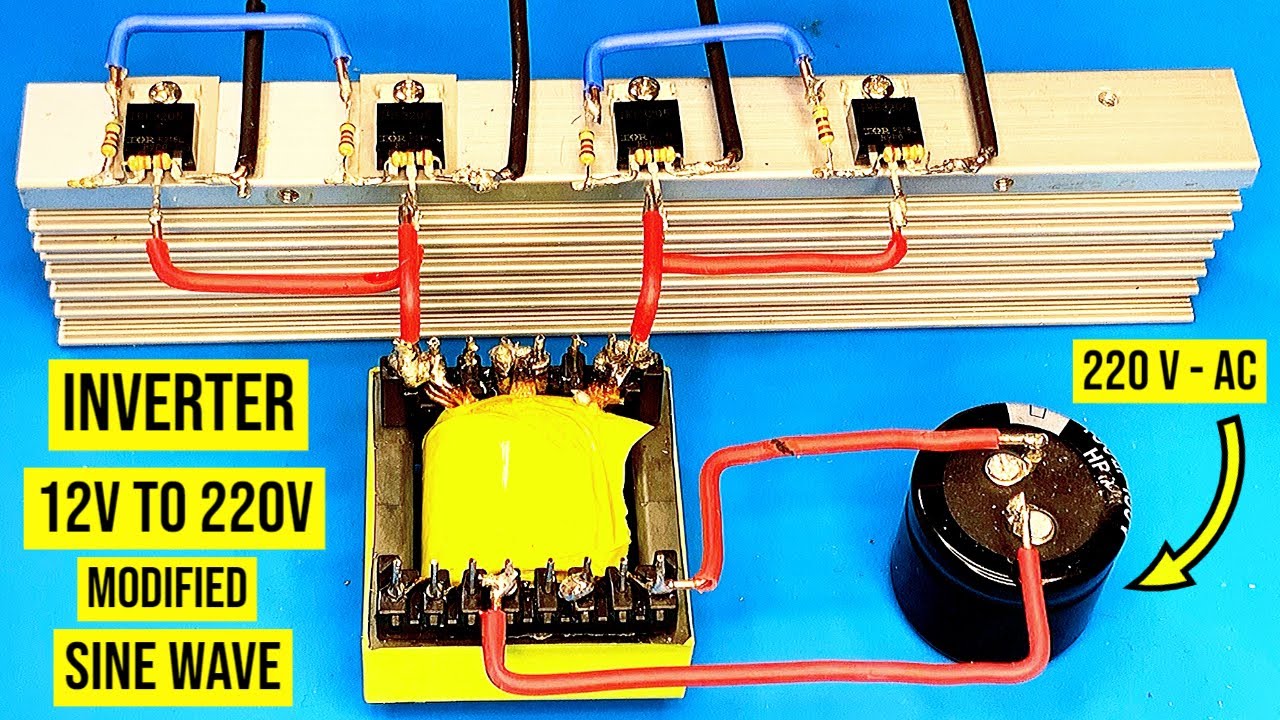 сделать инвертор 12v на 220v 2500w как сделать простой инвертор дома