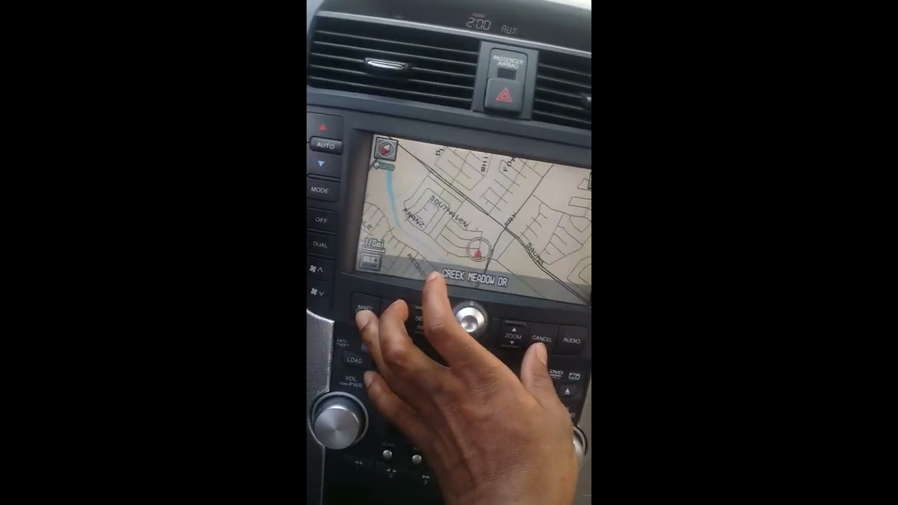 How to fix Acura TL navigation problem