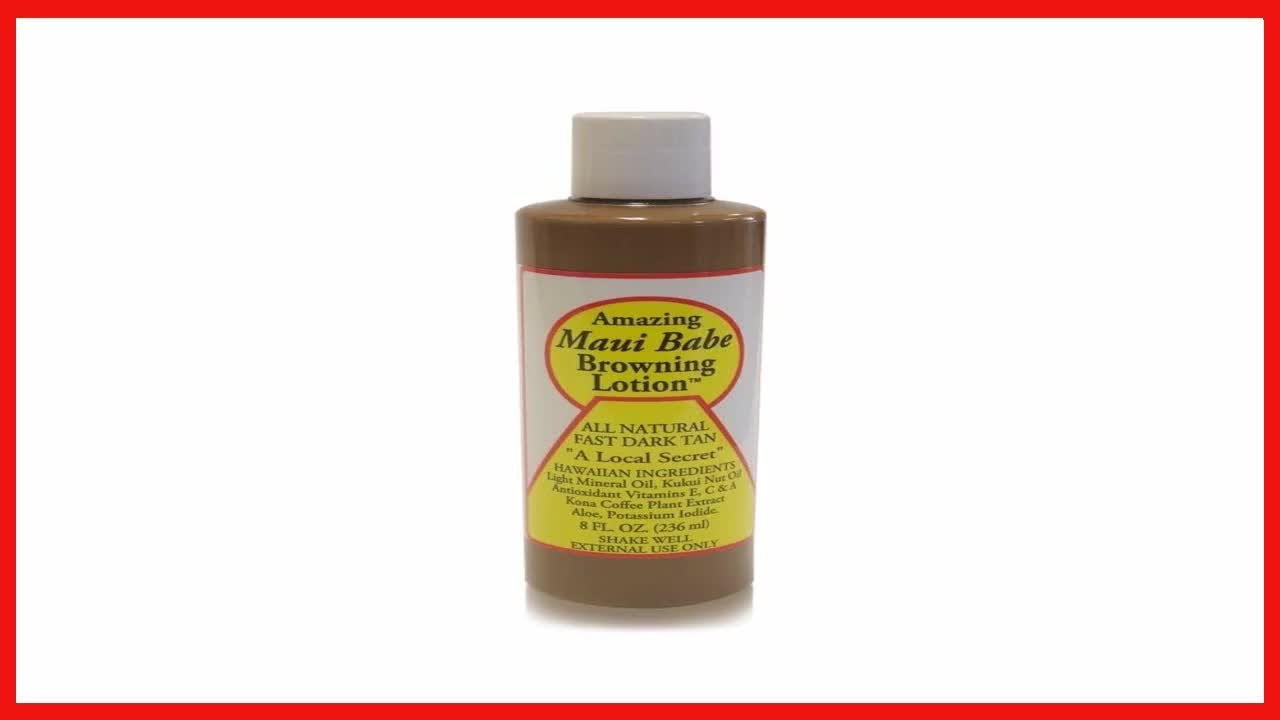 Maui Babe Tanning and Browning Lotion 8 Ounces (Pack of 2)