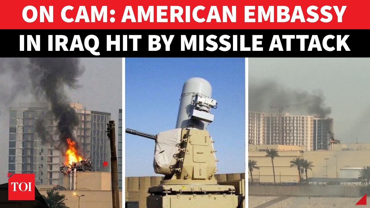 American Embassy Bombed In Baghdad; Missile Attack 'WIPES OUT' Air Defence System, Helipad | WATCH