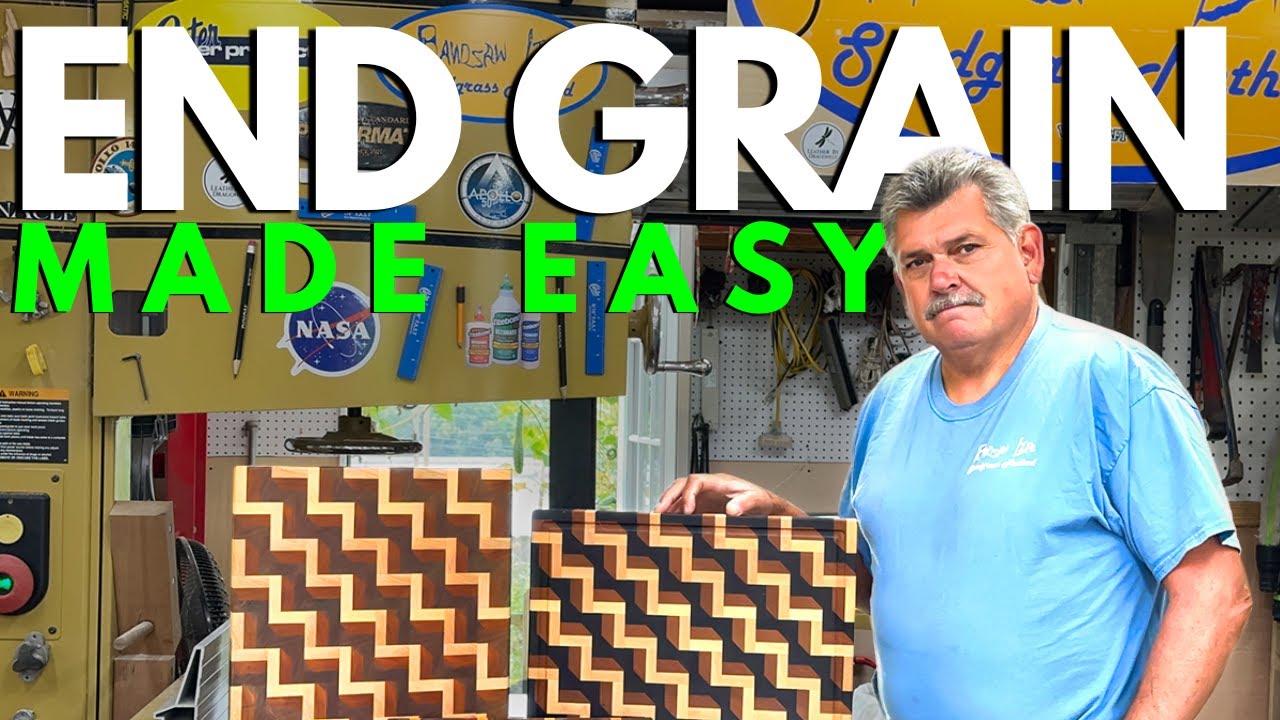 DIY End Grain Stair Step Cutting Board