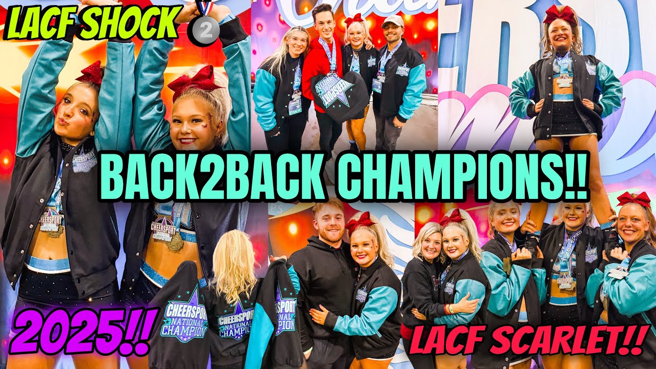 Louisiana Cheer Force Scarlet wins CheerSport BACK2BACK 2025!!!