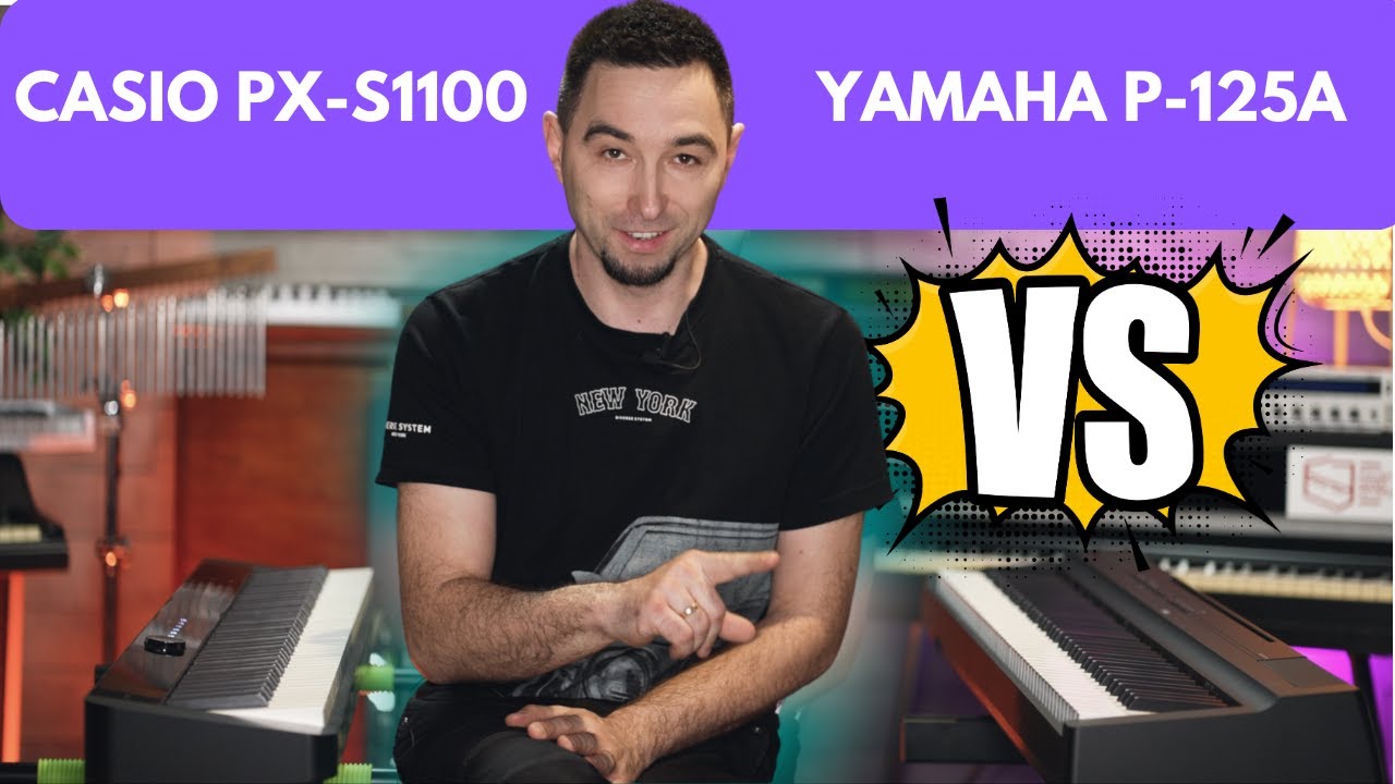 YAMAHA P-125A VS CASIO PX- S1100