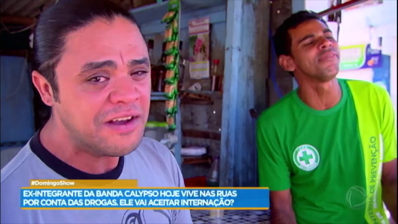 Conheça Branco, o ex-integrante da banda Calypso vive nas ruas