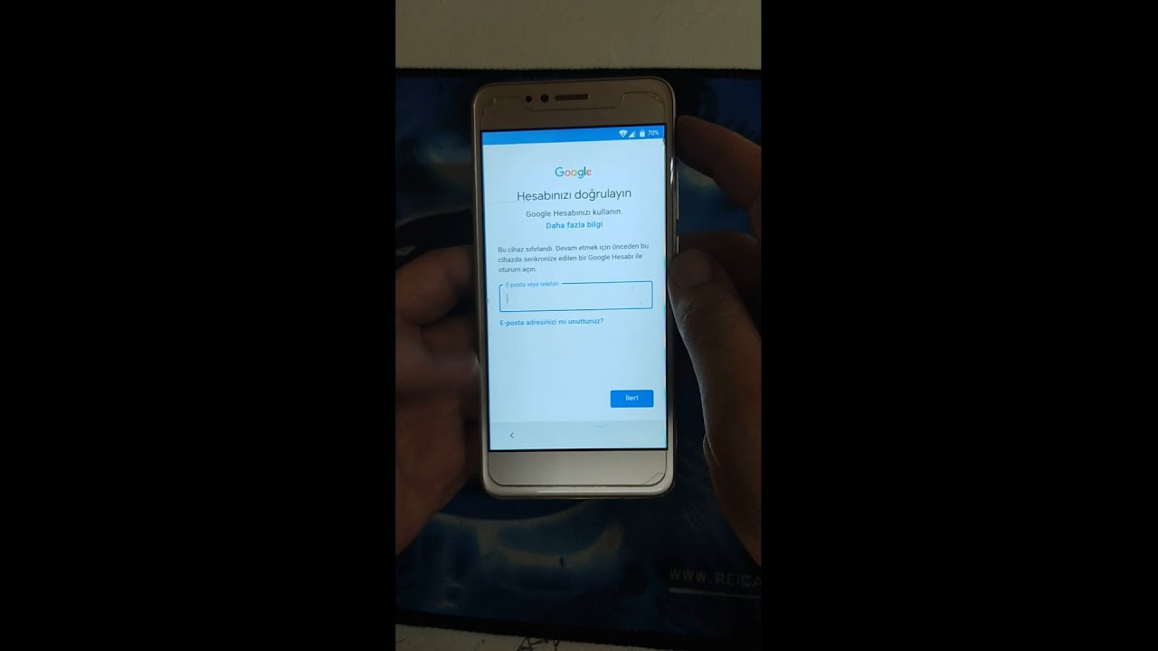 Vestel Venüs Google hesabımı unuttum.Venus E3 frp android 7.Google hesabı kaldırma