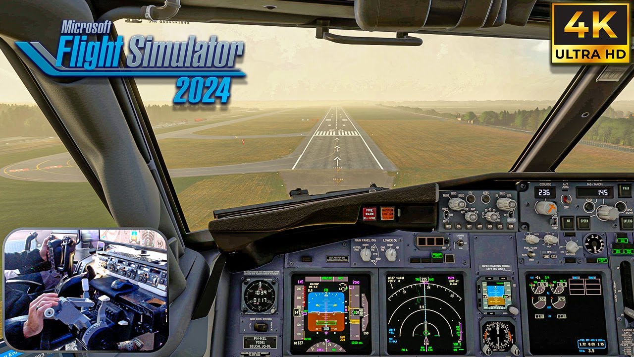 Flight Simulator 2024 | PMDG 737-800 Full Flight | Milan (LIME) → Rotterdam (EHRD) | 4K Realistic