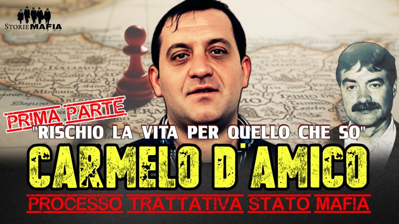 Carmelo D'amico: Rischio la Vita per Quello che So! Prima Parte #storiemafia #perte