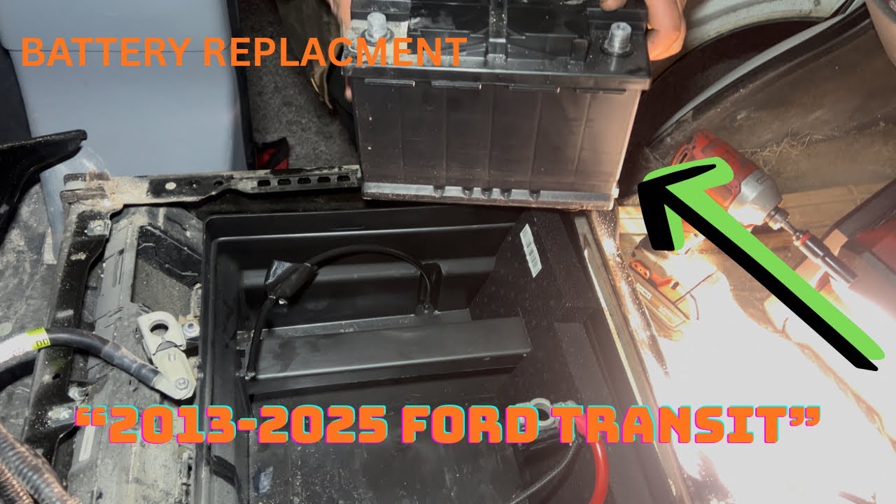 Как заменить аккумулятор на Ford Transit 250 и 350 (2013–2025) | Местоположение + пошаговая инстр...