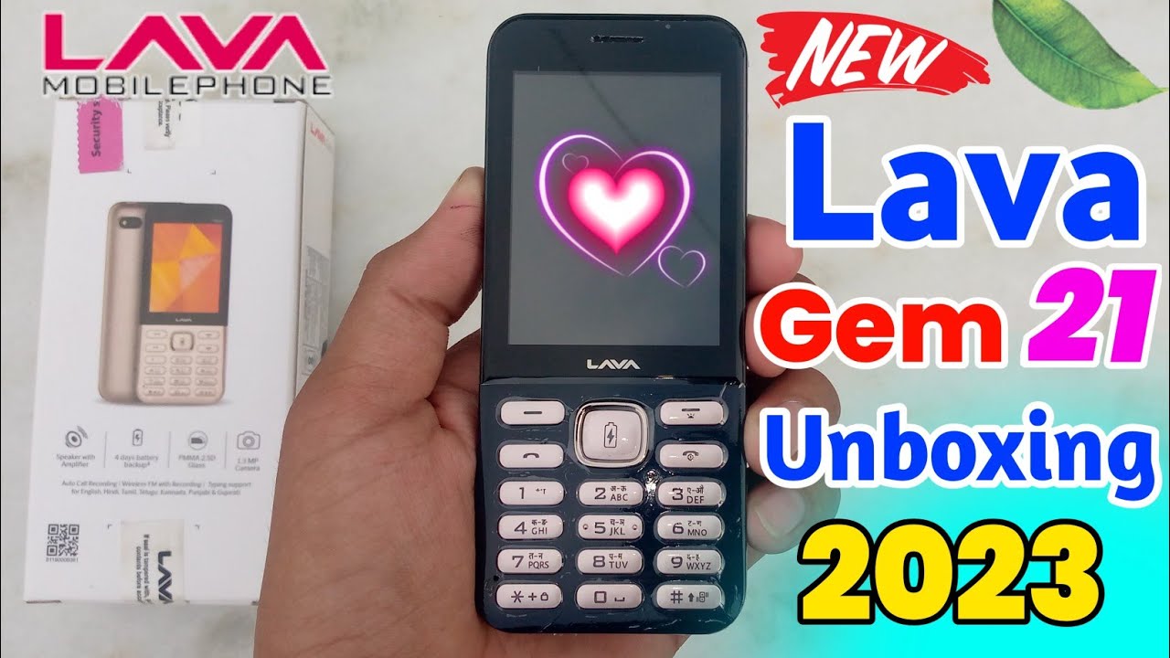 Lava Gem Keypad Phone Unboxing and Review | Lava Gem 21 Feature Phone