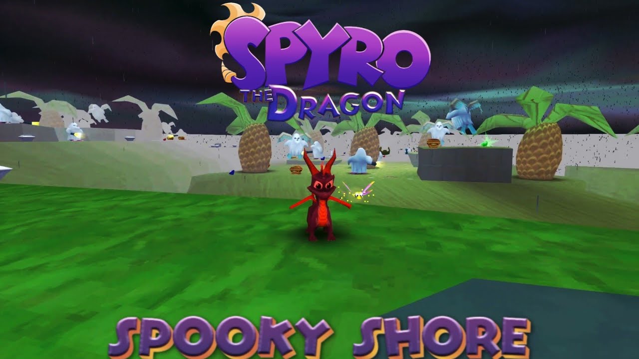 Spyro The Dragon: (Spaghetti) Custom Level: Spooky Shore By Rash