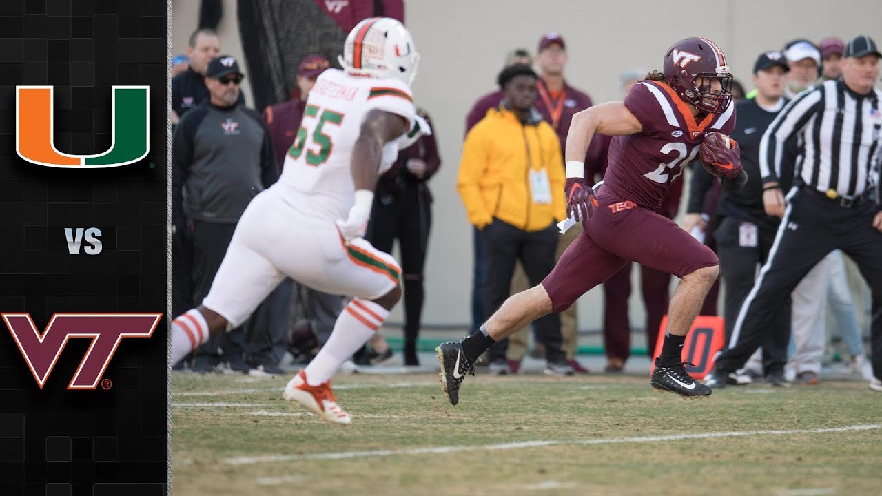 Miami vs Virginia Tech Football Highlights (2018)