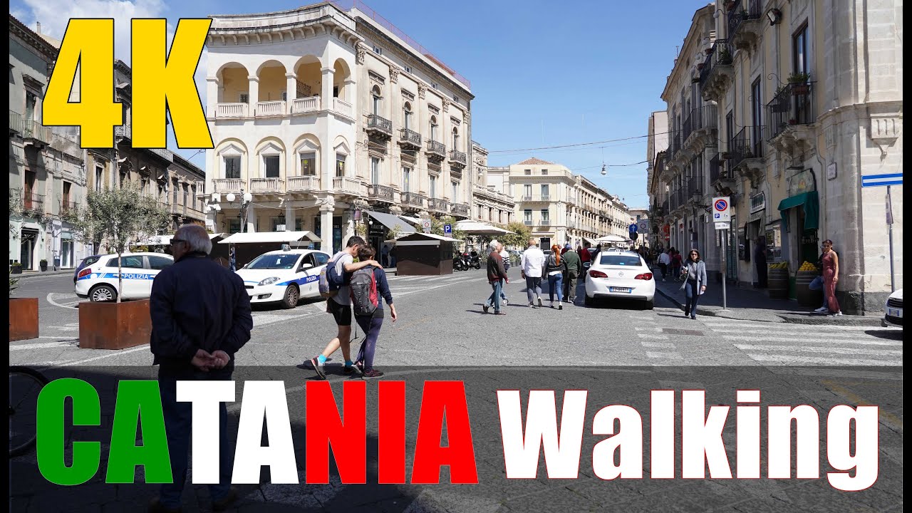 [4K] Walking Tour CATANİA | Downtown Walking and People Sights #adımladım 16