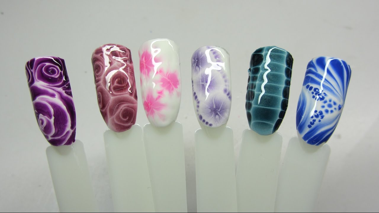 Sharm Effect Nail Art - Mokre Na Mokre - Rozmazywane wzorki