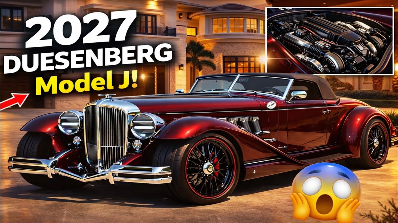 2027 Duesenberg Model J: El Regreso del Ícono del Lujo con Más de 700 HP