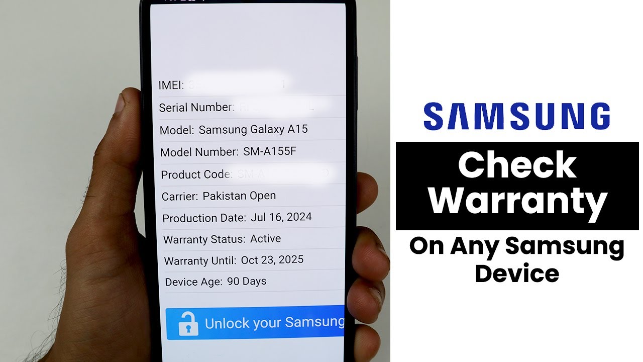 (2026) Как проверить гарантию на любое устройство Samsung