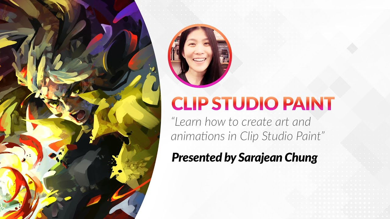 Webinar 🇬🇧 &ndash; Clip Studio Paint Learning Webinar for AWN com with Sarajean Chung