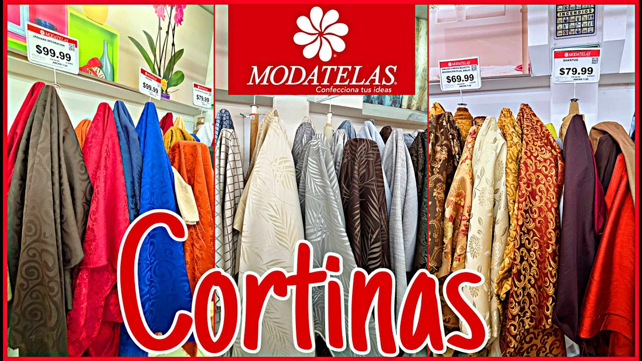 TELAS PARA CORTINAS EN MODATELAS 🤑❤️