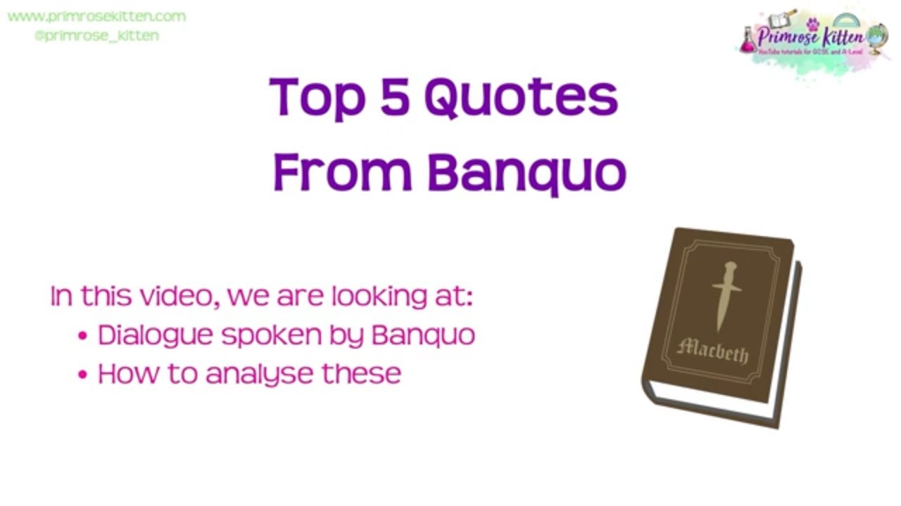 Top 5 Banquo quotes Macbeth | GCSE English Literature