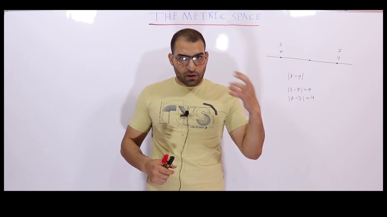 ١-الفضاء المتري ماهيته وشروطه\الدالة المترية\ فضاءات مترية شائعة.