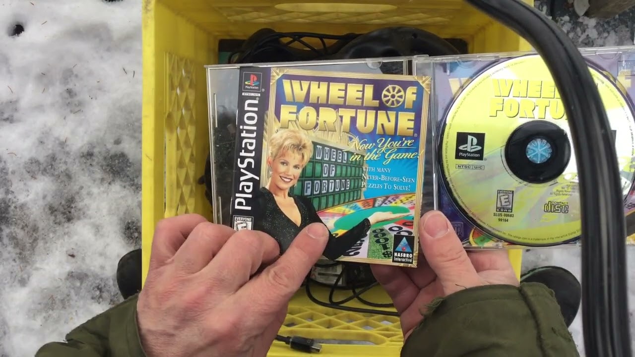ASMR unboxing PlayStation games and Sega Genesis (outside)