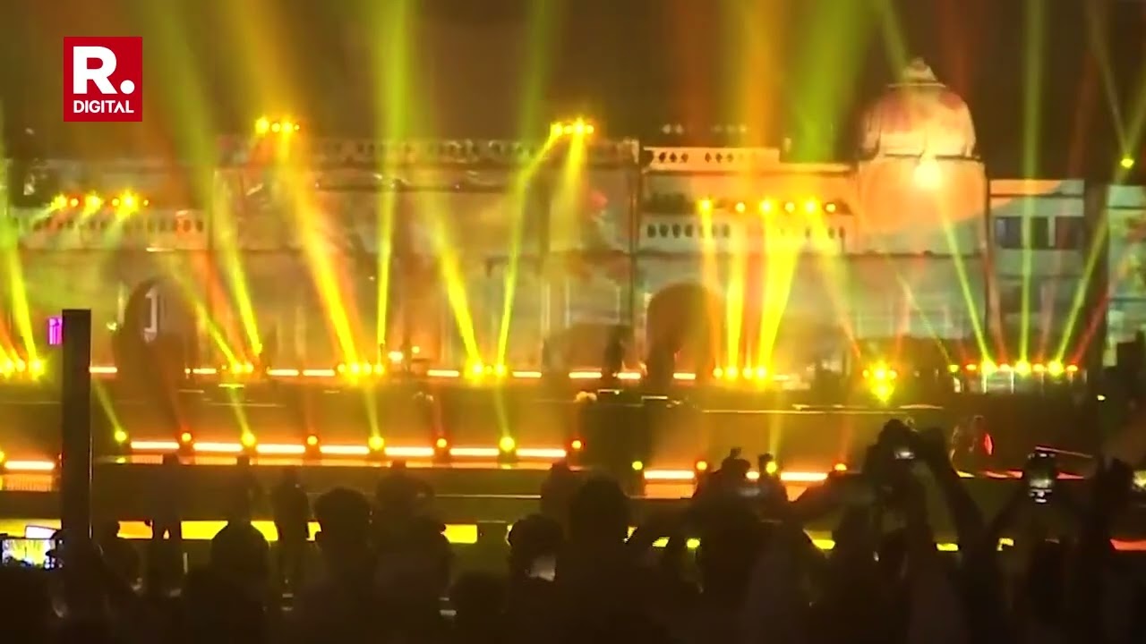 Ayodhya Illuminates Ahead Of Diwali, Laser Show Enlightens City