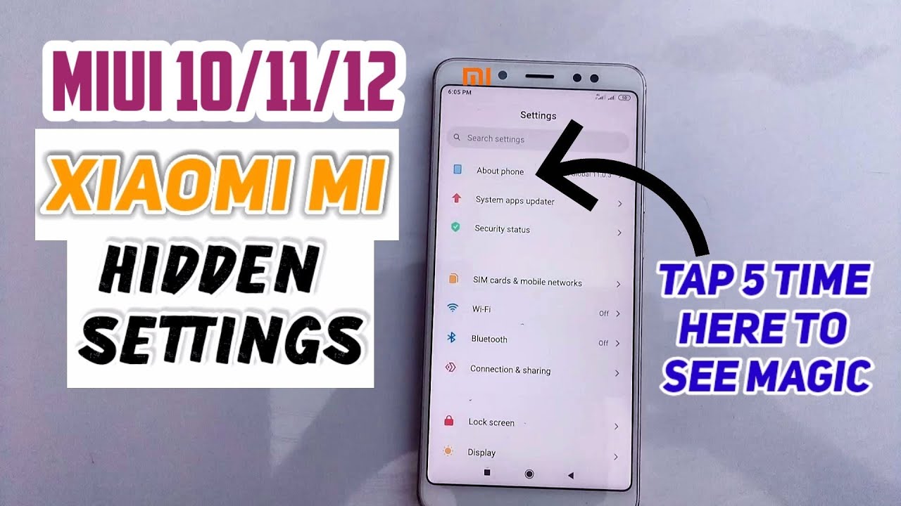 MIUI 10/11/12 Hidden Settings | Xiaomi Mi Hidden Settings