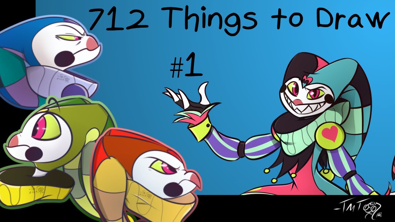 712 Things to Draw - 1/712 - Fizz Outfit Doll - Speed Drawing - song 