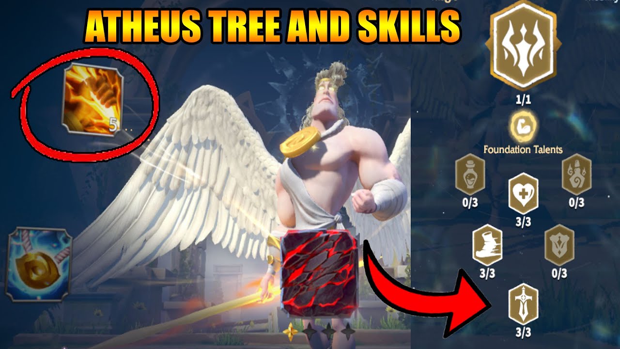 Atheus Skill And Talent Tree Guide Call Of Dragons