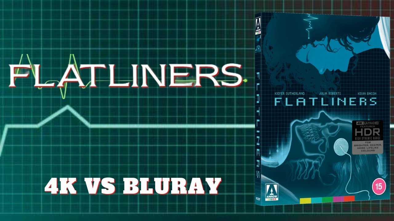 Flatliners Arrow Video 4k Bluray Unboxing. 4k Vs Bluray Picture Comparison.