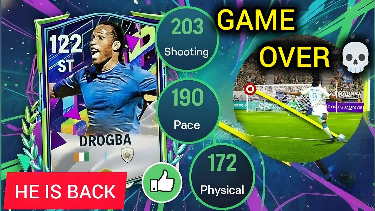DROGBA 122 OVR 😳🔥 BEST ST OR OVERRATED? | FC Mobile 26