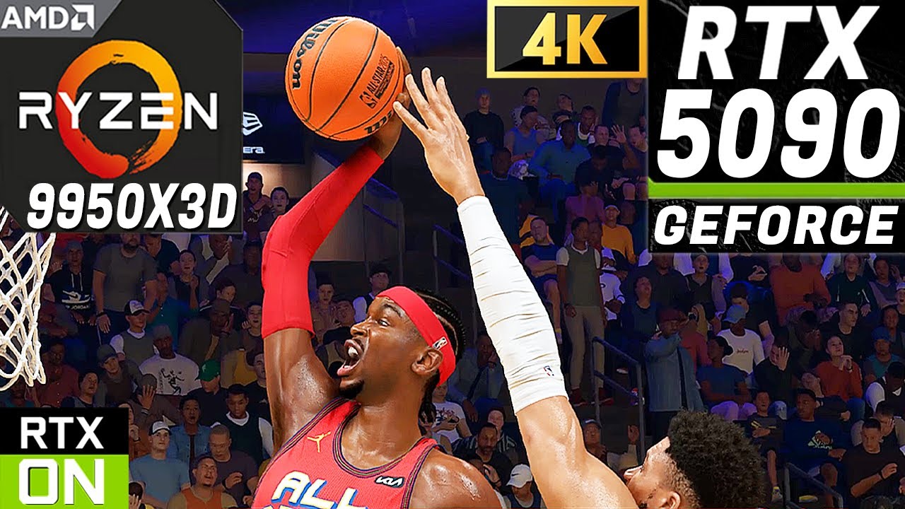 NBA 2K26 - RTX 5090 + 9950X3D | 4K - ULTRA Graphics | Full Match