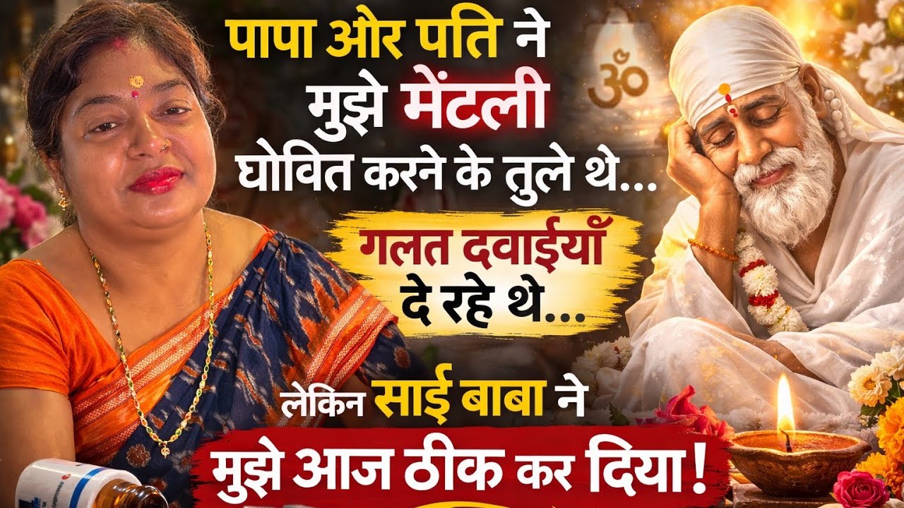 || मुझे मेरे पति और पिता ने मेंटल घोषित  कर दिया था साईं बाबा ने बचाया || miracle of sai 9918073846