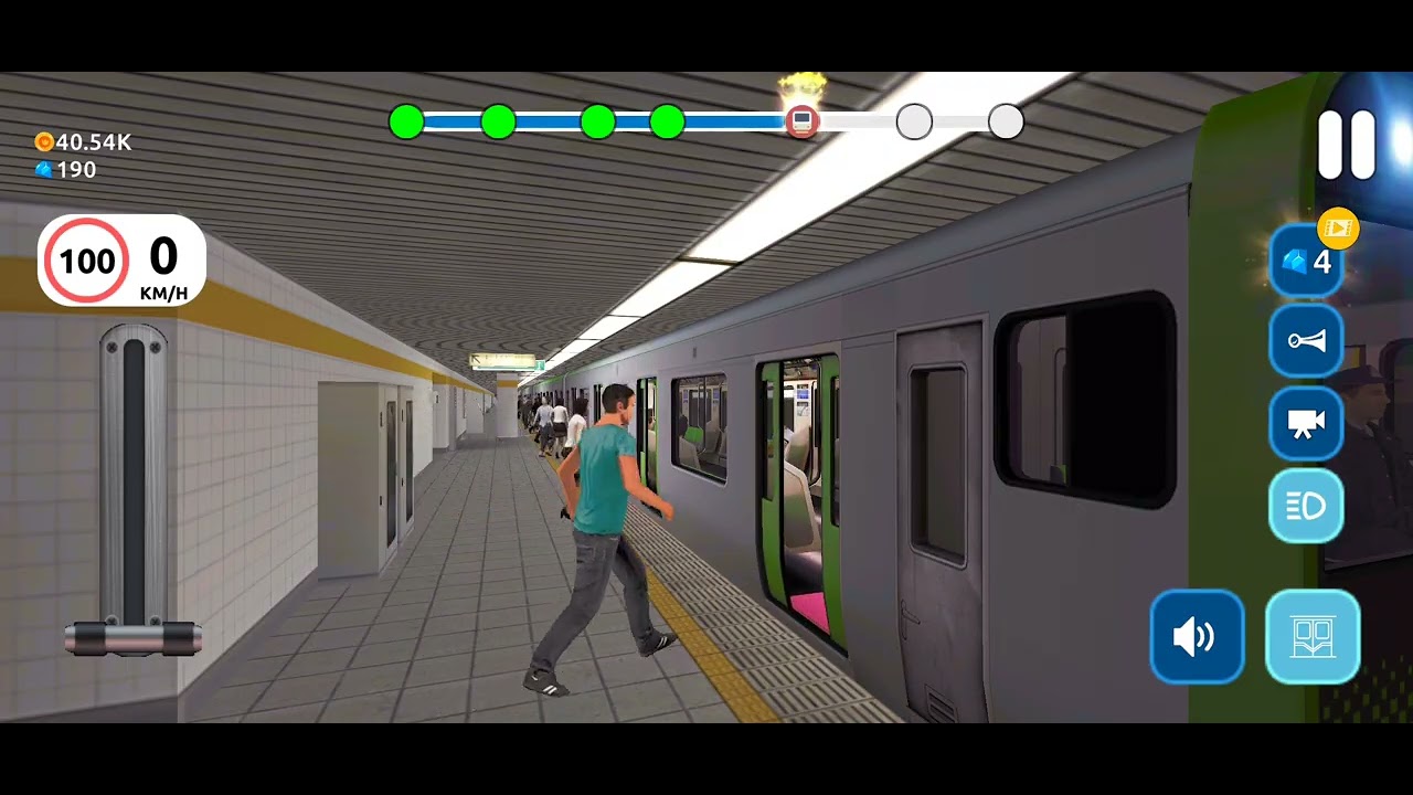遊戲實況]-Subway Train Simulator地鐵模擬駕駛遊戲-東京地鐵Route 2路線（第一方向）2026.1.6