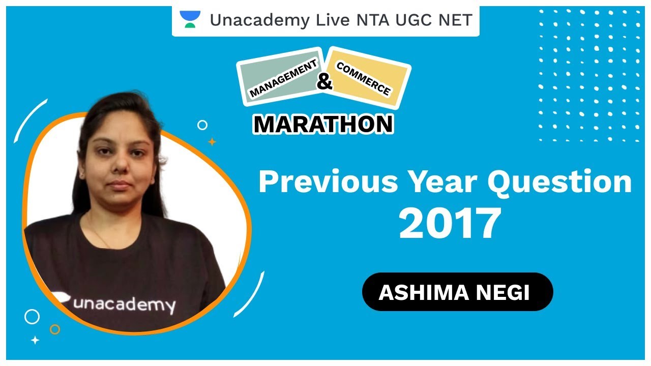 Commerce Management Marathon | PYQ 2017 | Ashima Negi