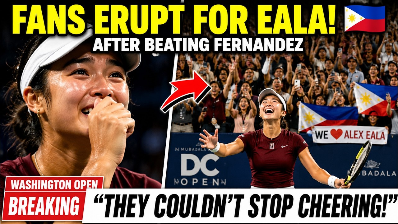 AMAZING! Fans Erupt After Alex Eala Defeats Leylah Fernandez 🇵🇭