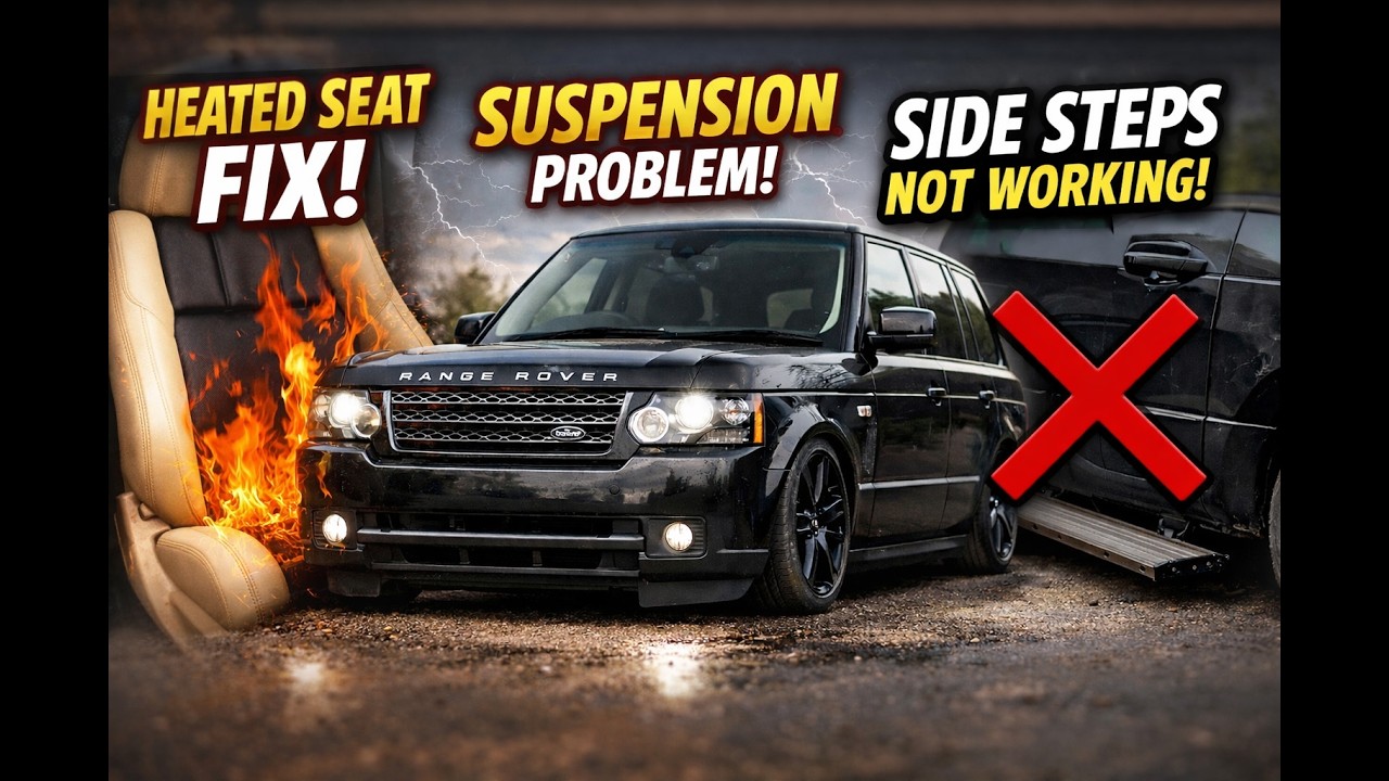 Range Rover L322 Fixing Heated Seats + New Air Suspension Compressor + Deployable Side Steps Fault