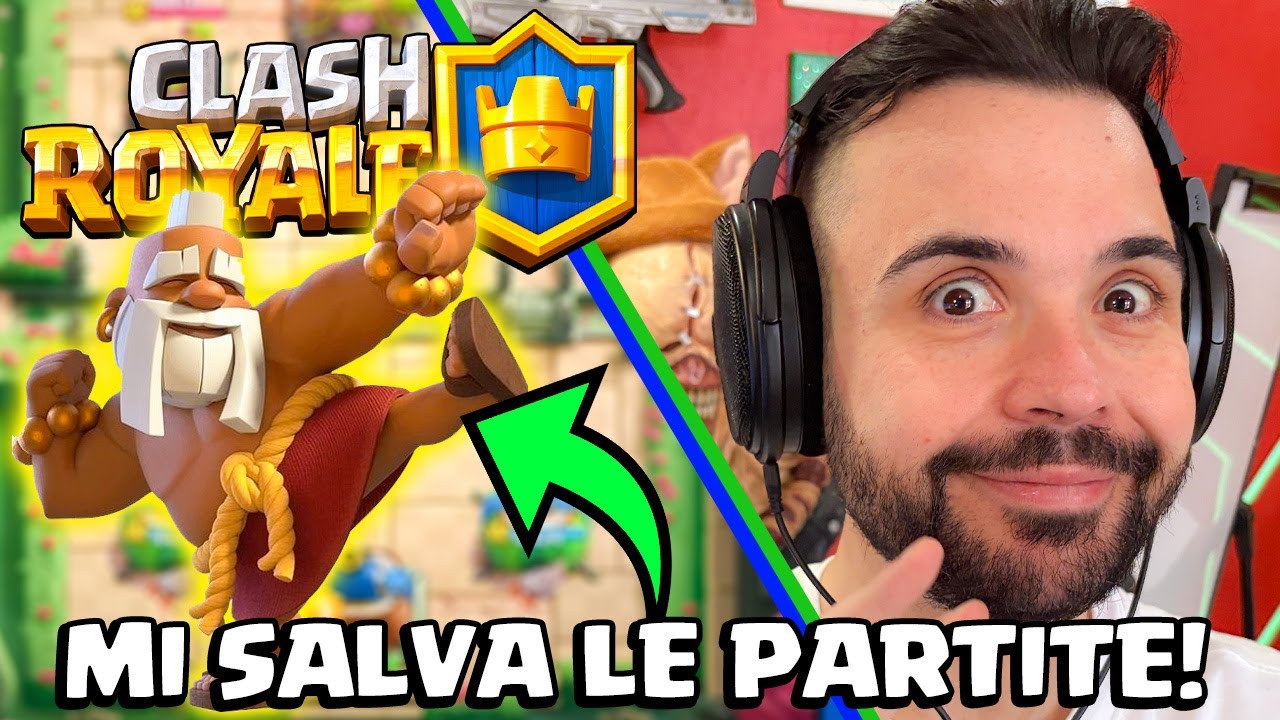 il MONACO mi salva le Partite - CLASH ROYALE