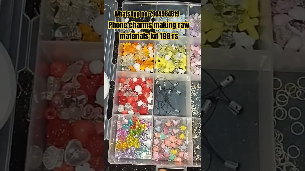 phone charms making raw materials kit
