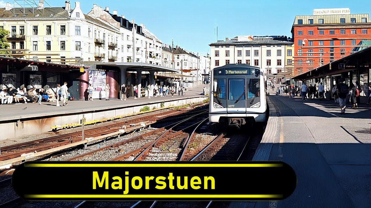 Metro Station Majorstuen - Oslo 🇳🇴 - Walkthrough 🚶