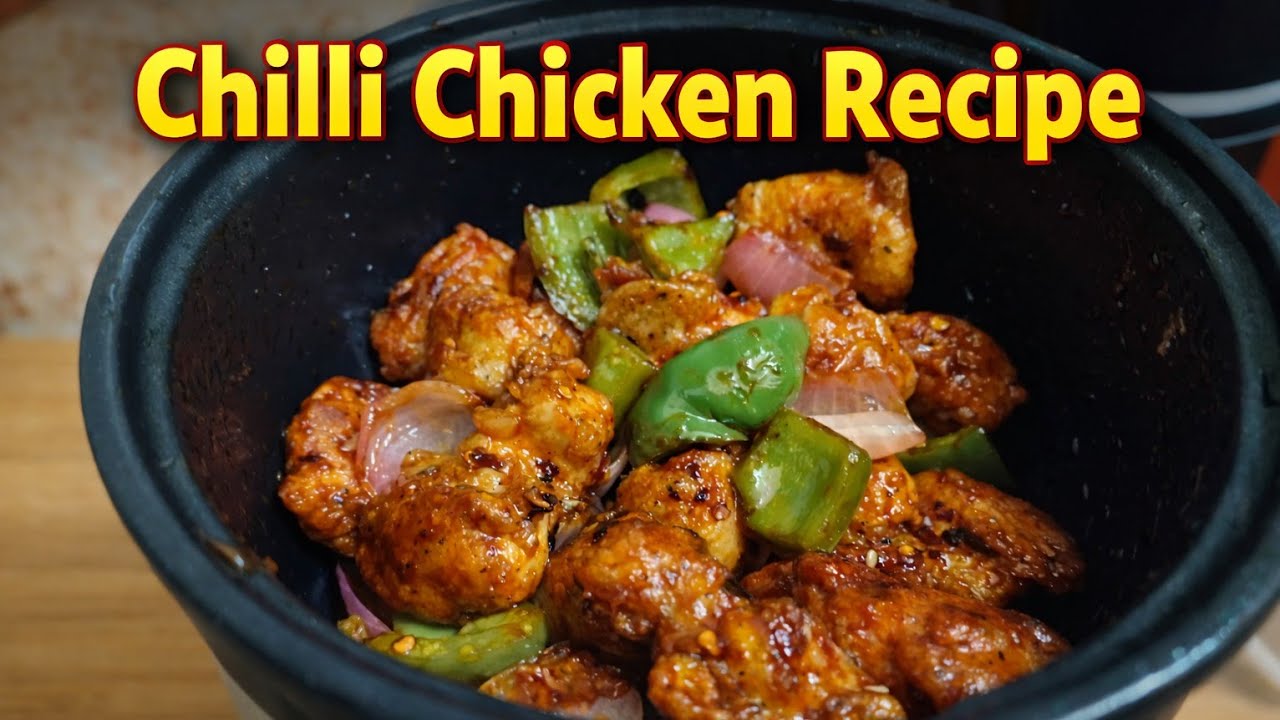 Dry chilli chicken recipe in a multicooker 😊 #multicooker 