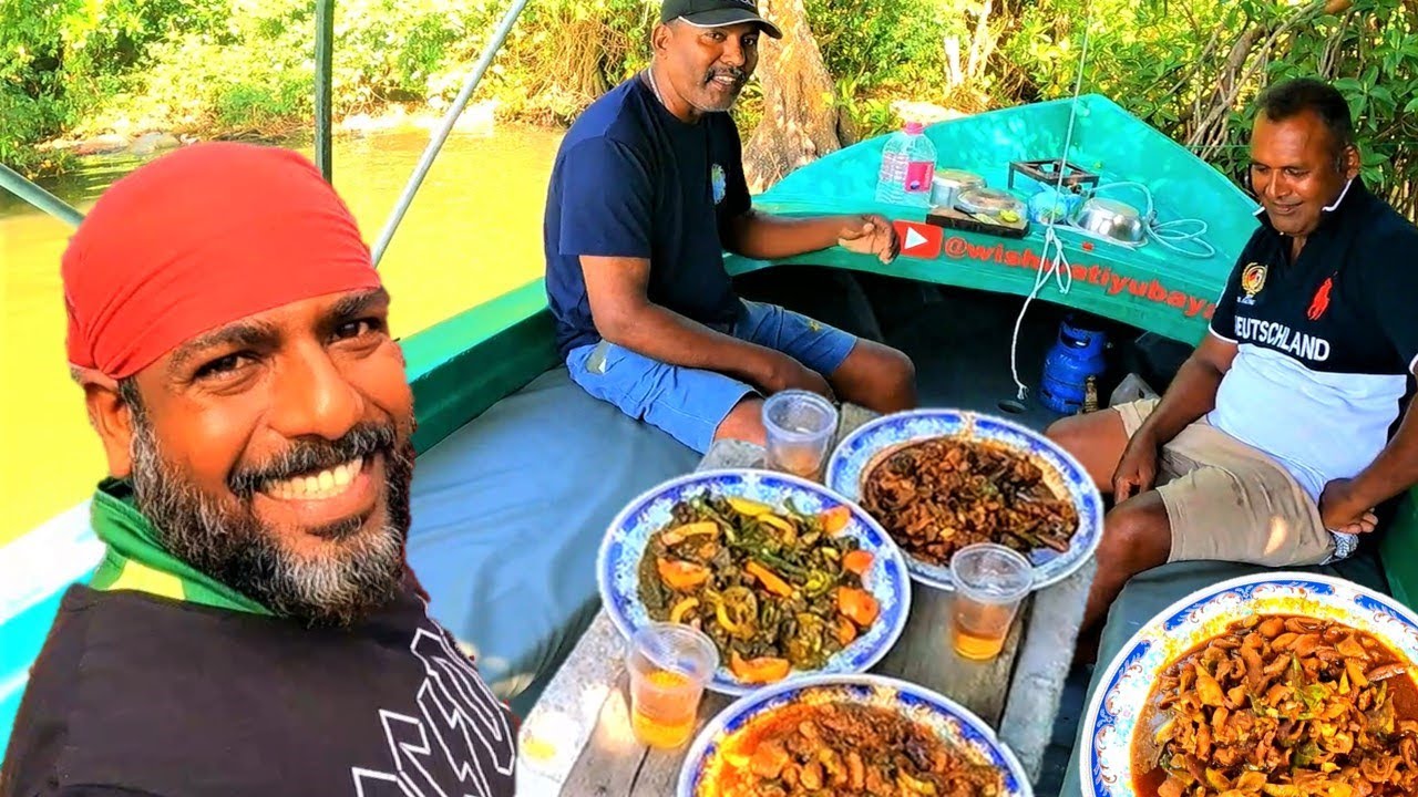බොකු බඩවැල් හෘද වස්තු පීකුදු 🙄 මෙහෙමත් ධීවර කෑමක් @wishwatiyubaya 🐋😲🥣