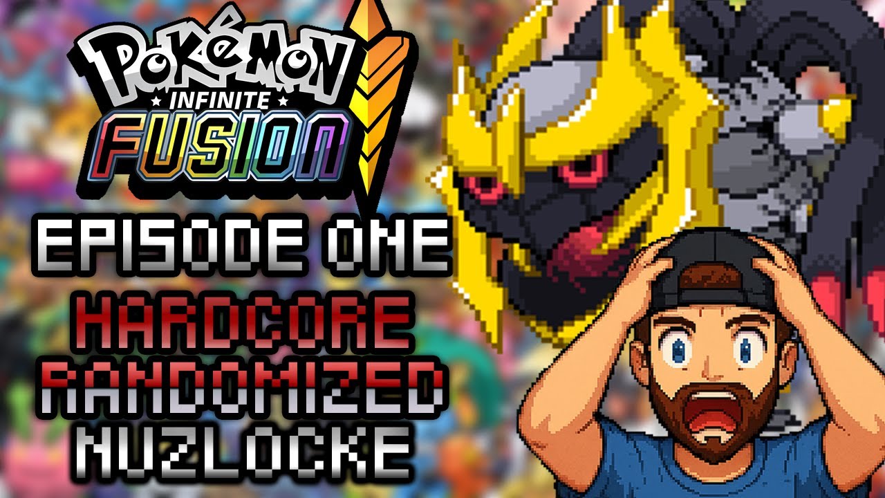 POKEMON NOOB TRIES A HARDCORE RANDOMIZED NUZLOCKE OF POKEMON INFINITE FUSION!!