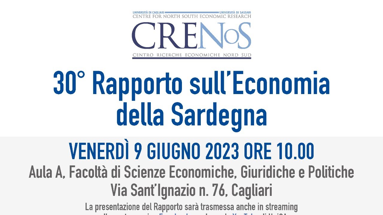 30° Rapporto sull'Economia della Sardegna