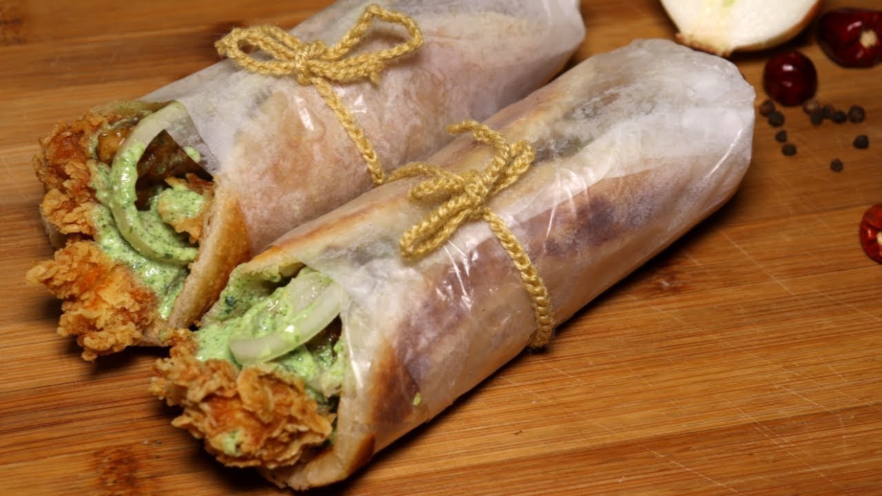 ZINGERATHA KFC Style,Zinger Paratha Recipe at Home #Kfczingeratha #ZingerParatha