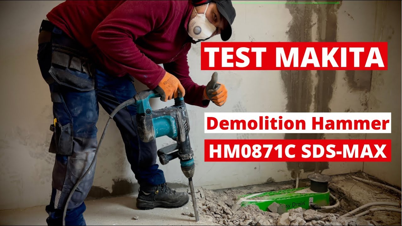 Makita HM0871C SDS-max Breekhamer getest door een pro